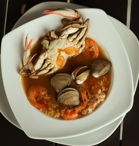 Crab, Shrimp And Hearty Clam Soup
