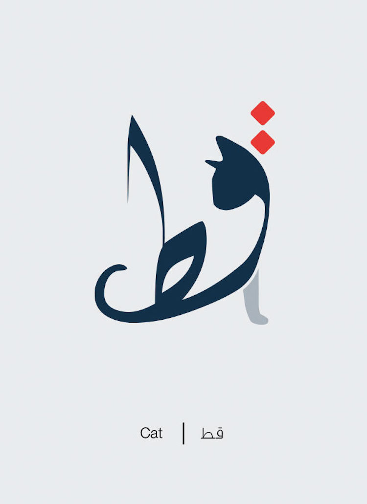 anomalous-heretic:faejilly:did-you-know: mymodernmet: Designer Transforms Arabic