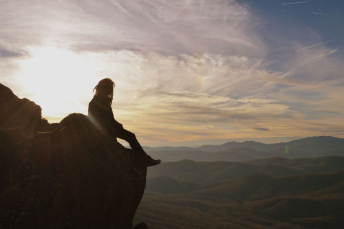 extraterrestrialhitchhiker: sunset at grandfather mountain, nc