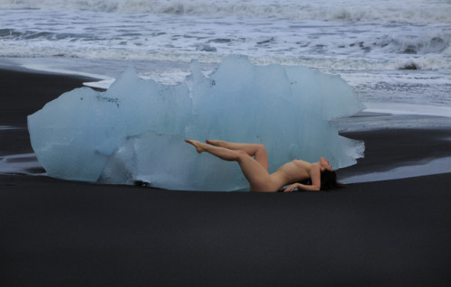 Nicole Vaunt // by Rod Cadenza // from the Arctic Nude workshop in Iceland