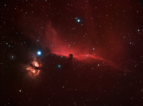 just–space:Horsehead and Flame in RGB + Hajs