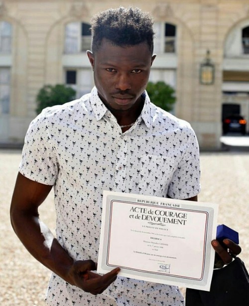 staywokejusticeequality - niggazinmoscow - Mamoudou Gassama, a...