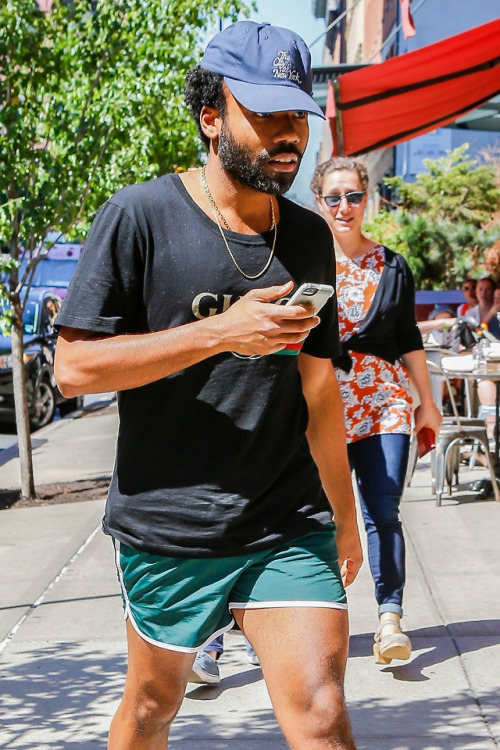 Donald Glover out in NYC