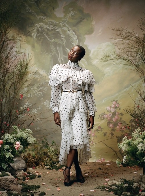 rodarte: Danai Gurira in Rodarte FW18.