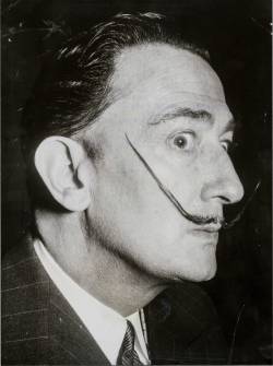 historicaltimes:  Salvador Dali, May 9th 1954. via reddit