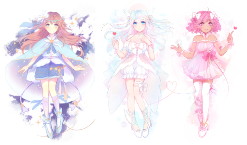 Doing a few fullbody (optional character/outfit design) commissions ^q^ check the info here! <3