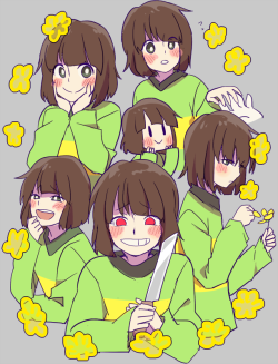 peppercutinator:  i love chara and asriel!