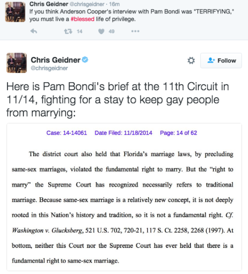 revolutionarykoolaid:  Anderson Cooper is out here doing the Lord’s work! I can’t describe the fury I have over all these conservative politicians’ suddenly giving two fucks about LGBTQ+ people (though you can read about it here). They’re full