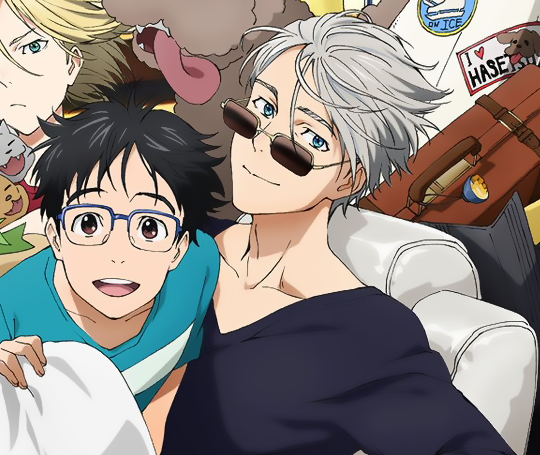 vyctornikiforov:  Never notice, but each passing piece of new official art, actually gets to show the change in their relationship.  At first Yuuri’s mostly shown as a bit of a nervous wreck around the russian man.But little by little, he starts to