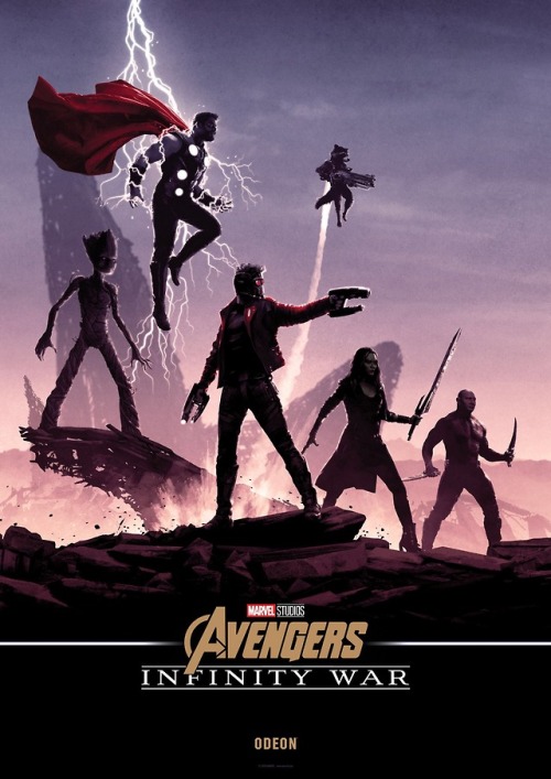 Avengers: Infinity War by Matt FergusonAll five posters available exclusively from Odeon Cinemas HER