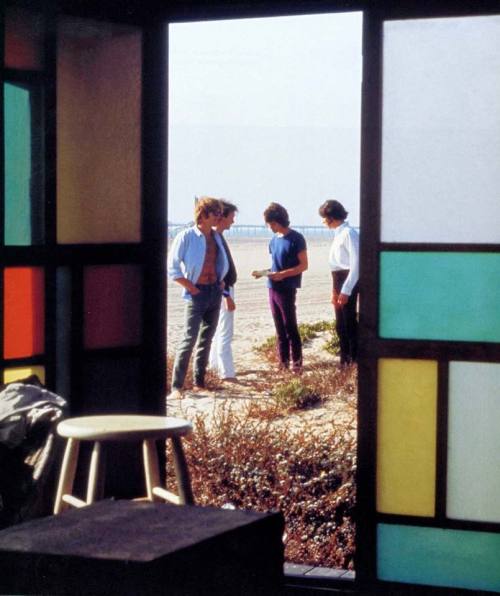 diaryoftheunknownartist: The Doors in Venice Beach, 1966.