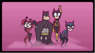 deantrippe:  baturday:  Batman Dance Party  batman looks pissed because they’re