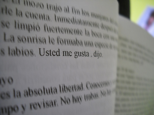 sonrisitadeazucar:  Usted no sabe lo que es el amor. 