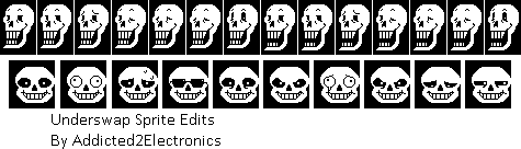 Some sprite edits I made, similar to my original dialogue sprites of swap sans and papyrus. Please d