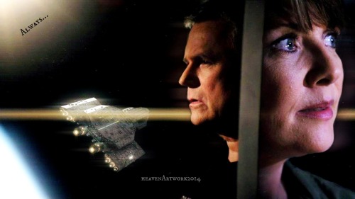 dwellinpossibility-tapping: Jack O’Neill (General) & Samantha Carter (Colonel) My Artwork