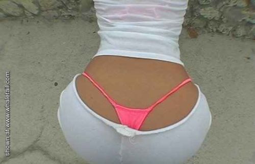 Nice pink Thong