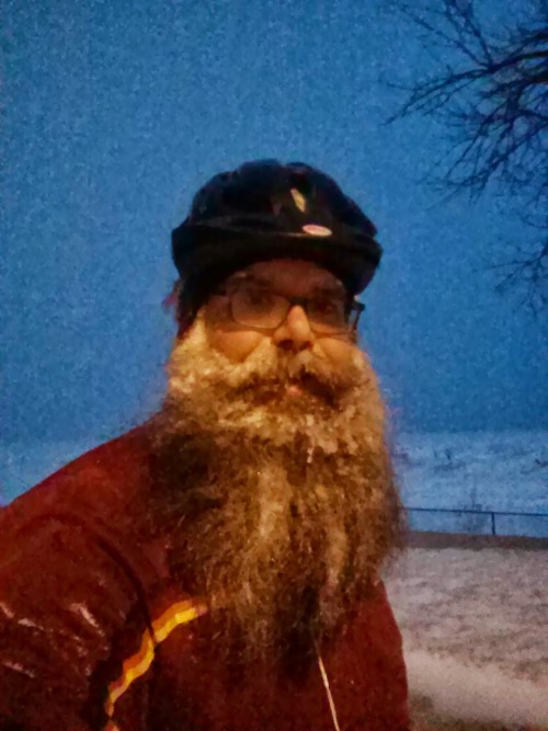 Porn photo machobeagle:Snowy and wintery beard. I wasn’t