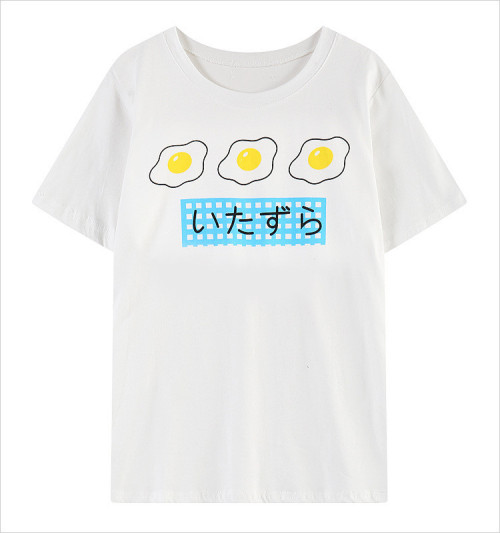 is this a meme[1][2][3]Literally 3 Separate Poached Egg Shirts with Japanese text - $9-16.50