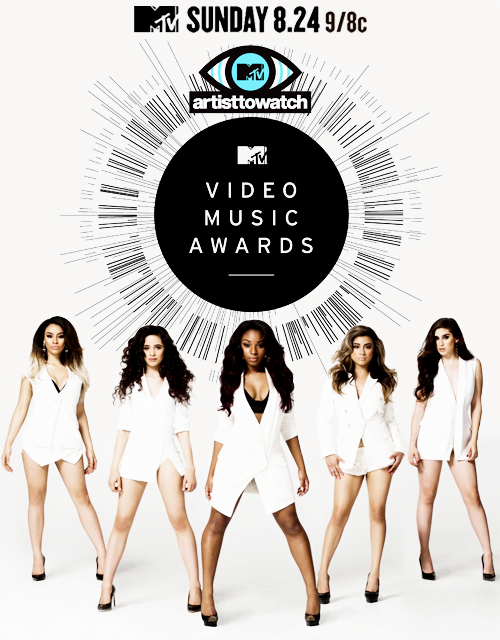 cabelllos: Vote Fifth Harmony for an MTV VMA in the Artist To Watch category Text “Fifth Harmo
