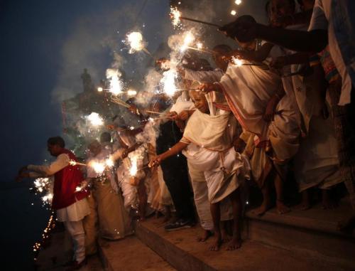 nanichick5: arjuna-vallabha: Widows celebrate Diwali at Vrindavana @reclaimthebindi