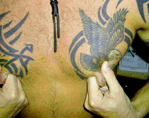 grabbyhaze:  My big fat tits make my cunt itch for manmeat!