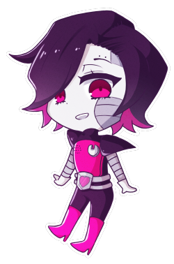 unleash-the-bats:  Mettaton with pink highlights