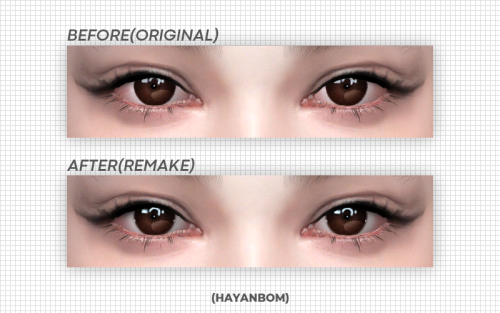 [HYB] EYES MILKY CANDY REMAKEUnisex / Teen +10 Swatches / HQ CompatibleEyes Milky Candy Original.ver