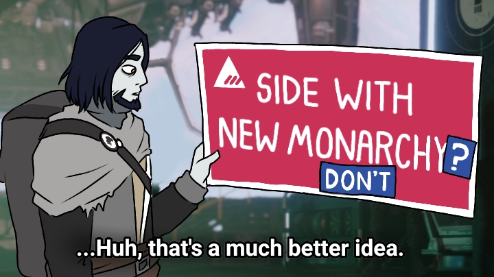 uni416:  How I imagine Faction Rallies workGuardians, in order of appearance, belong