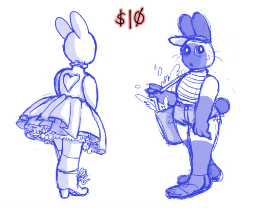 ✨ New School Year, New Commissions Post ✨Sketch ……….. $10Linework …&hell