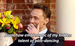 officialbrucespringsteen-deacti:tom hiddleston alphabet↳ k: kk you need to never stop saying shit li