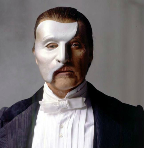 operafantomet: Michael Crawford as the Phantom (West End photos)The MOTN ones are with Rebecca Caine