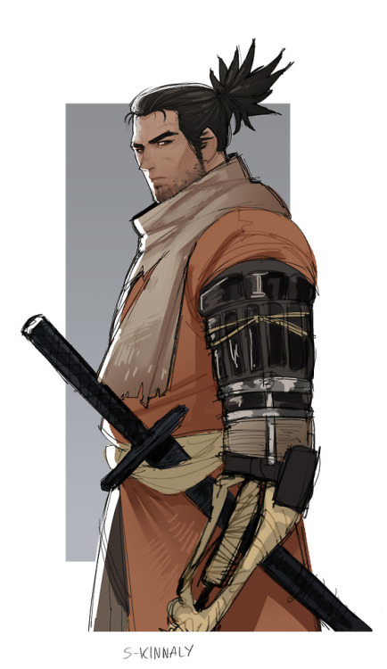 s-kinnaly:Been playing Sekiro Shadow Die Twice…In my case, more than a thousands…But I love the Wolf