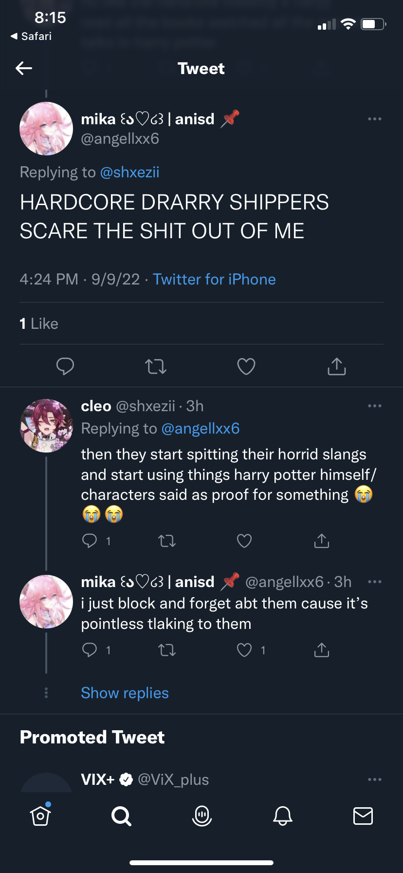 What I Find Funny About These 2 Tweets One Tweet From Seraphsvt And One From Pillbugz Both Of Their Tweets