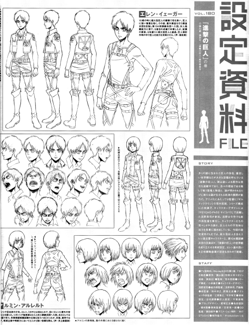 papermoon2: Character and scenery designs as printed in Animage vol. 422. These scans have been scal