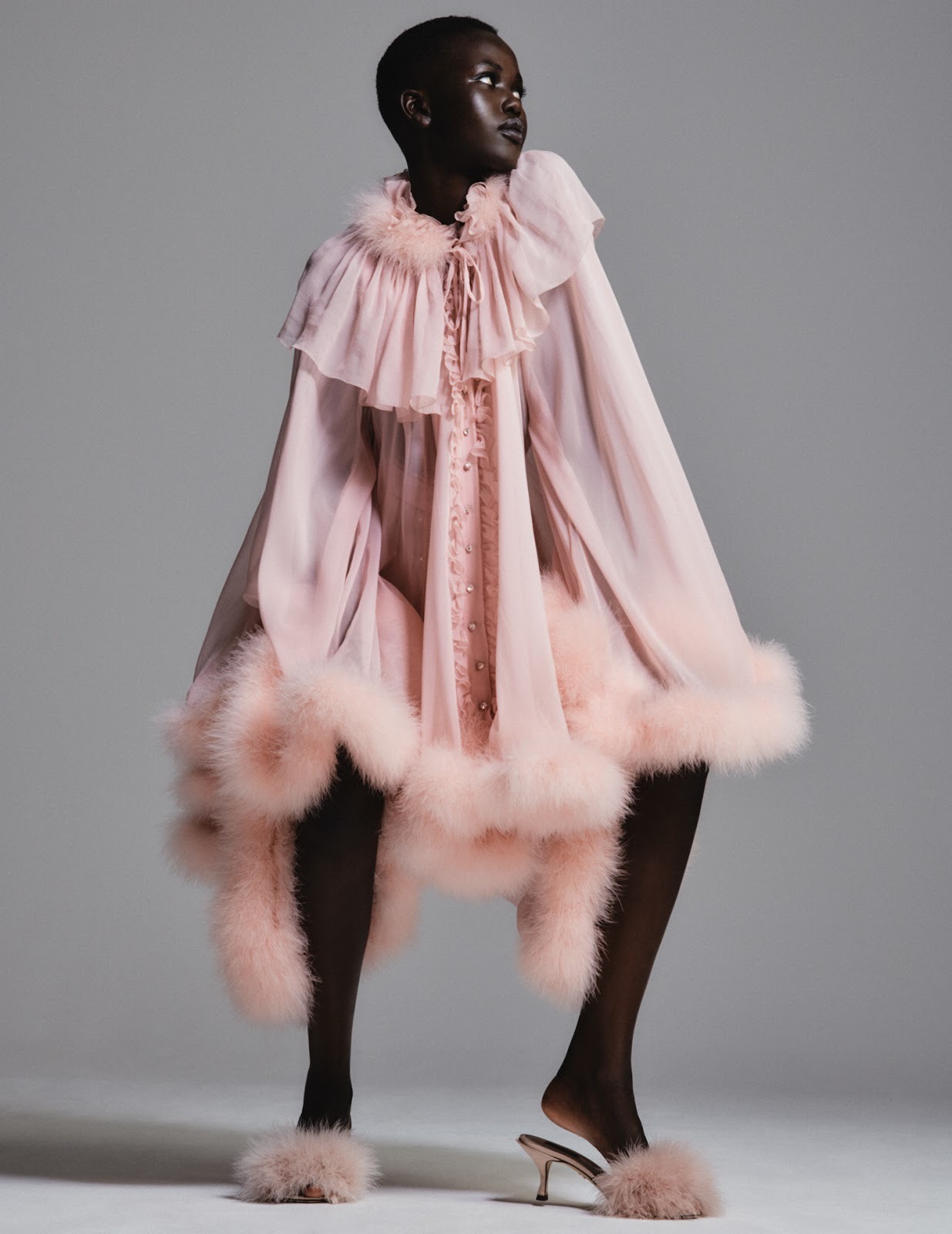 distantvoices:Adut Akech By Chris Colls For Vogue Germany September 2019
