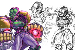 sirgagz:Doodled some Dr. Coyle, love her punk bolt design a lot. My fav girl in the roster so far right next to Min Min.