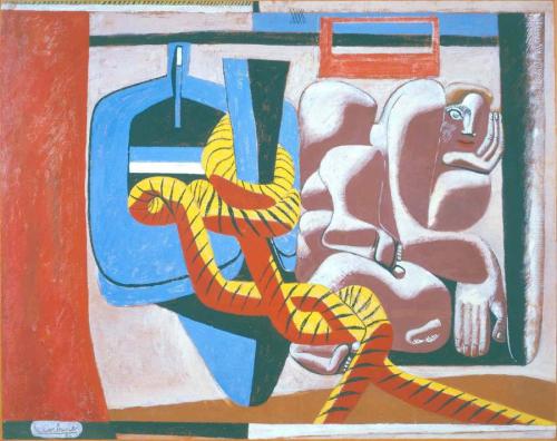 artist-corbusier: Carton pour tapisserie (Marie Cuttoli), 1936, Le Corbusier