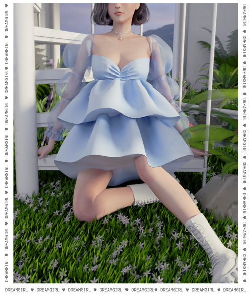 ♡ selkie inspired mini dresses part 2 ♡two layered dressnew mesh by dreamgirldress - 20 swatchescate