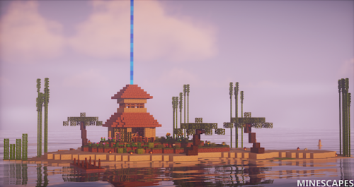 minescapes:MinescapesLandscape 66Lovely base on my Minecraft server and a Volcano, built by Rcebecca