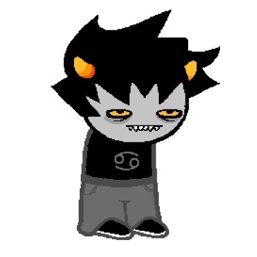 xadorkablemarinax:That 90 degree angle in Karkat’s head is actually a portable tissue box and 