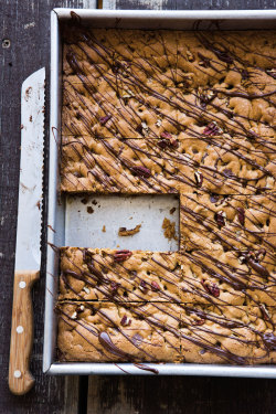 do-not-touch-my-food:  Chocolate Chip Pecan Bars 