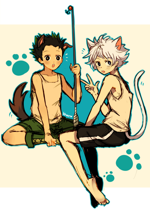 gon and killua for pd! thanks for trading with me '//v//')/