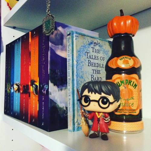 This cute motherfcker join in. #harrypotter #bookstagram #book #funkopop