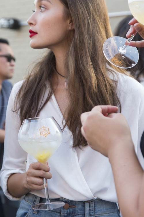 Digital Fashion Drinks on the Tumblr roof. Champagne by Veuve Clicquot. Photos by Julia Chesky. 