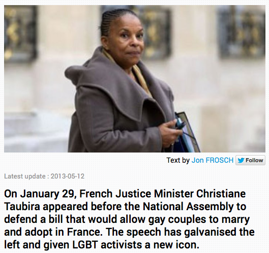 theblackdream:  stubbytuna:  residentgoodgirl:  About the French Minister of Justice,