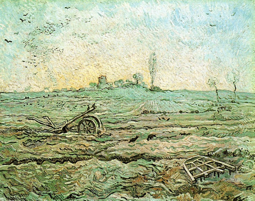 vincentvangogh-art: The Plough and the Harrow (after Millet), 1890 Vincent van Gogh