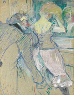 art-mirrors-art:  Henri de Toulouse-Lautrec - À Armenonville, en cabinet particulier (1899) 