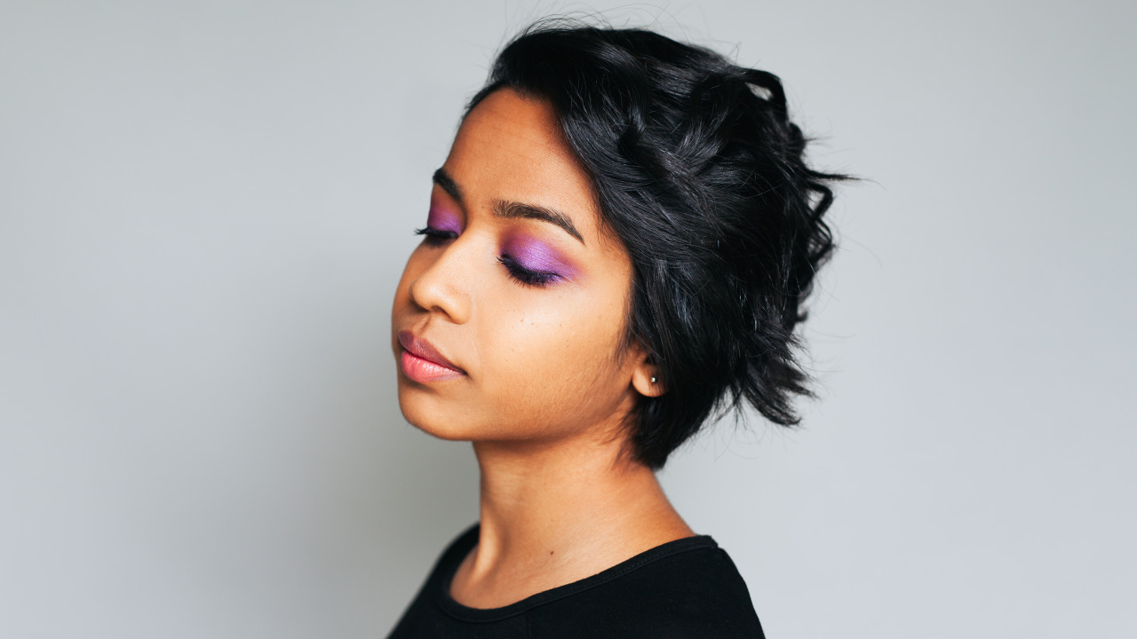 natashajanardan:  Soft Focus Purple Eyes | Makeup Tutorial (cc’d) Instagram | Youtube