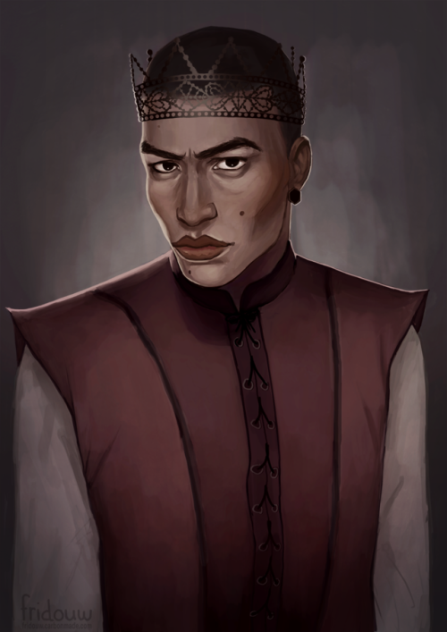 fridouw: Newest painting! My OC King Oliver, part of me and @huttdraws‘s roleplay.