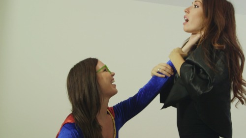 www.seductivestudios.com Vidcaps from “Adventures of Supergirl - Super Snack” a custom Supeheroine / Vore video.